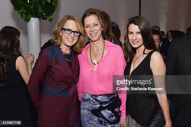 Hammer Museum Director Annie Philbin, Jennifer Simchowitz, and Catherine Sorors attend the Hammer Museum 14th Annual Gala In The Garden with generous...