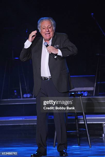 Comedian Stewie Stone opens for Frankie Valli And The Four Seasons In Concert at Borgata Hotel Casino & Spa on October 8, 2016 in Atlantic City, New...