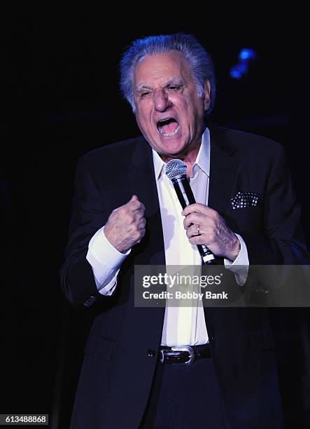 Comedian Stewie Stone opens for Frankie Valli And The Four Seasons In Concert at Borgata Hotel Casino & Spa on October 8, 2016 in Atlantic City, New...