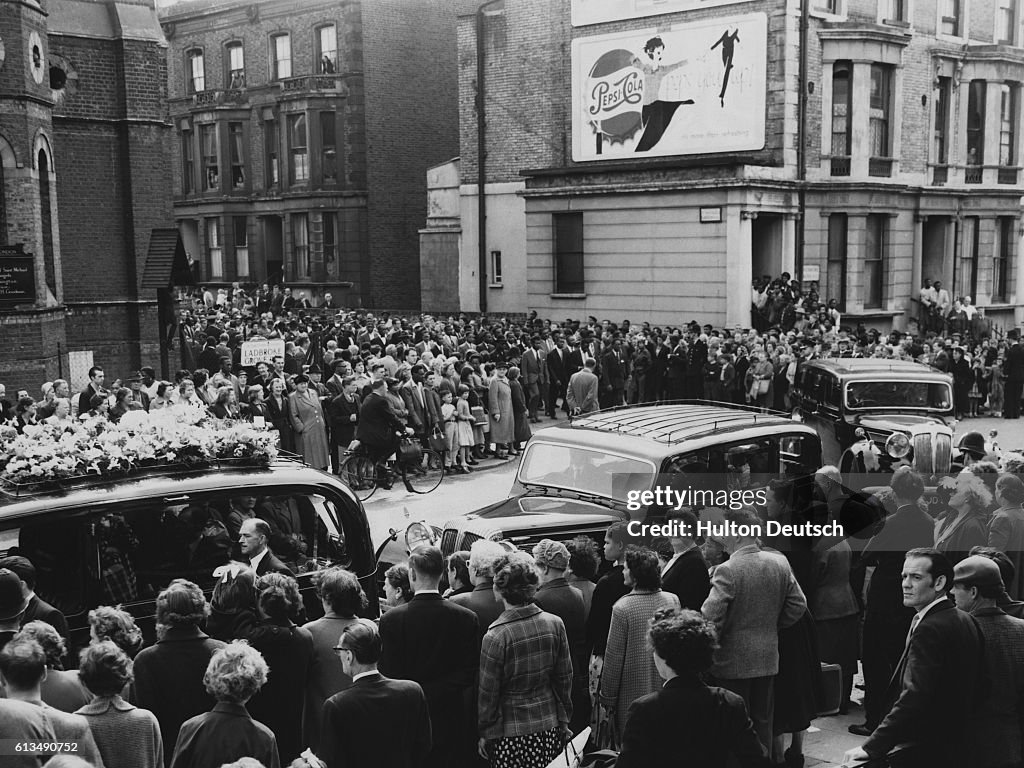 Funeral of Murdered Man