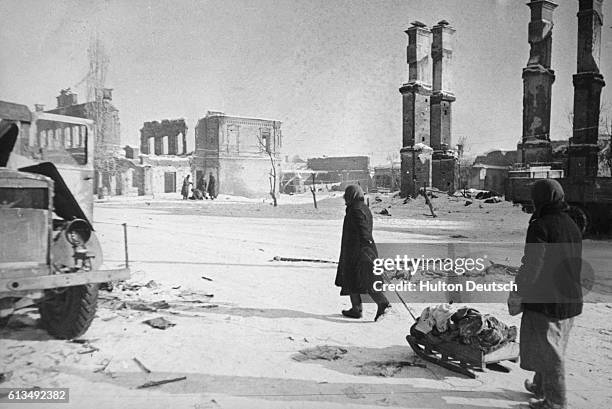 Refugees After the Battle Of Stalingrad
