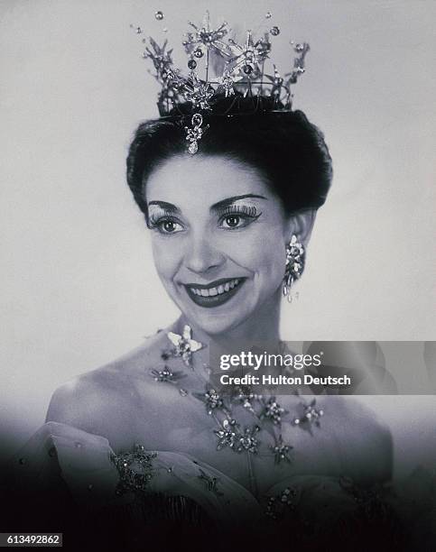 Margot Fonteyn in 'Birthday Offering', 1956. Fonteyn; Margot : English ballerina, considered one of the finest technicians of this century. She...