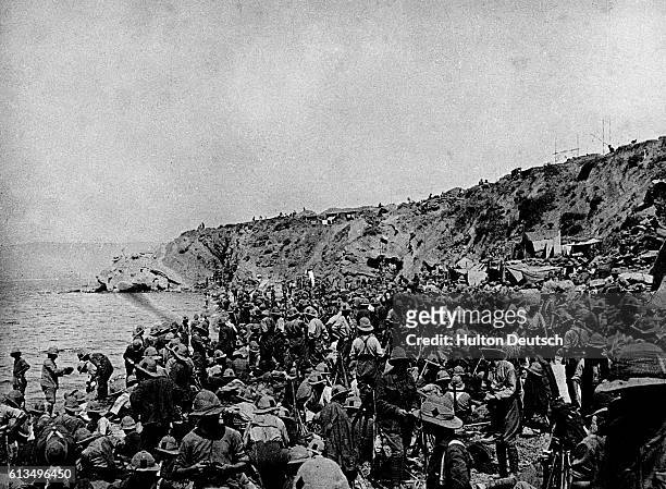 The battle between Allied forces and Turkish forces at the Gallipoli Peninsula for access to the strategic Sea of Mamora and eventually to...