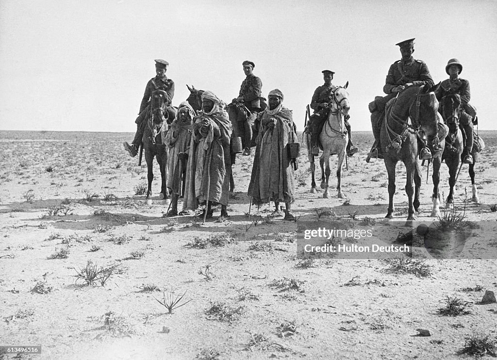 Soldiers in the Desert, Mesopotamia, 1917
