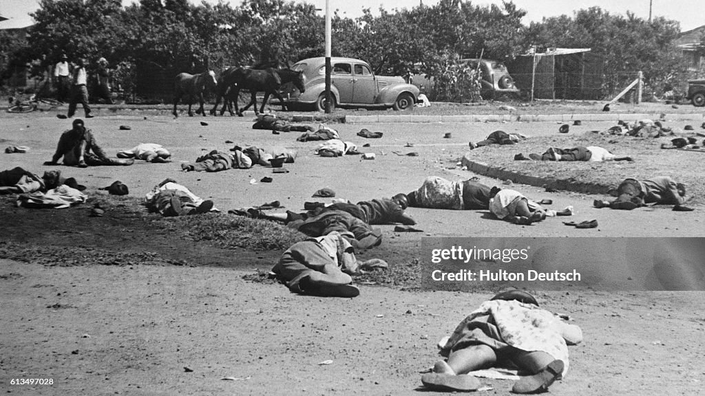 Aftermath of Sharpeville Massacre