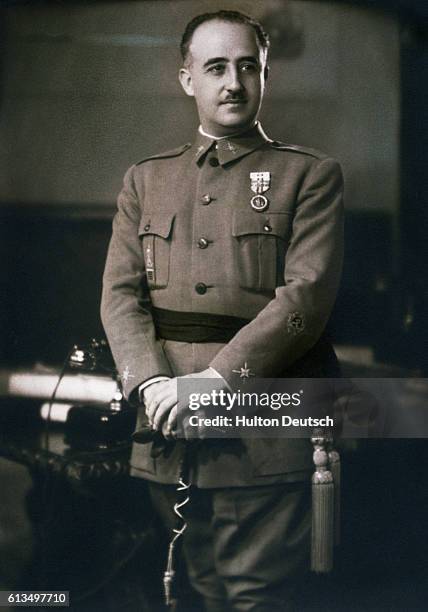 Spanish military dictator General Francisco Franco.