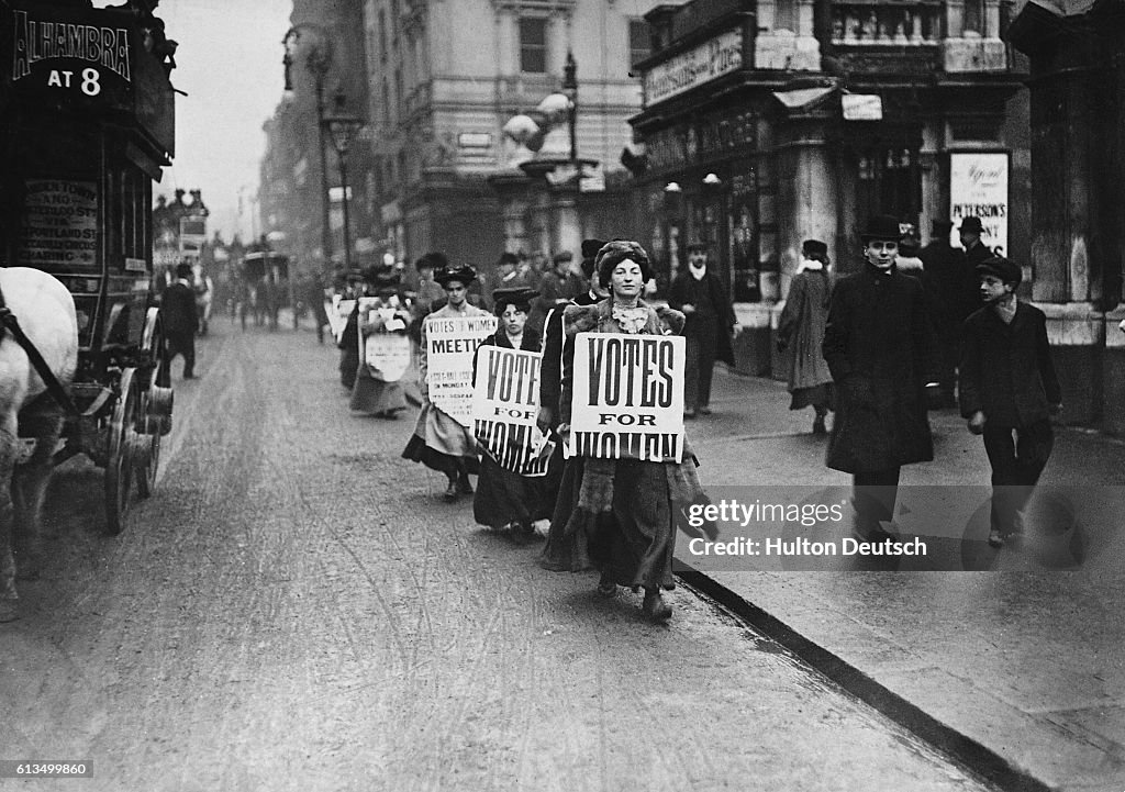 Suffragettes in London