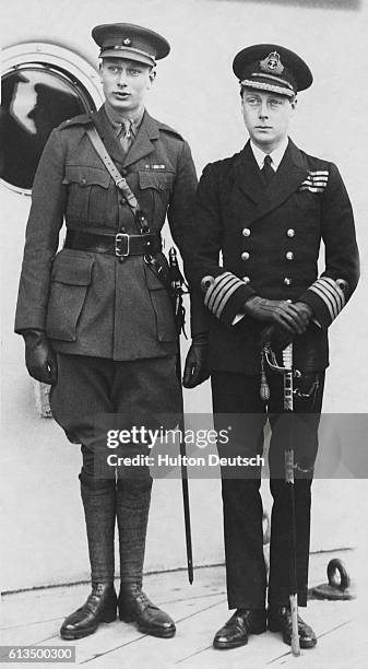 The Duke of Gloucester and his brother the Prince of Wales prepare to leave Africa to return home to England due to the illness of their father, King...