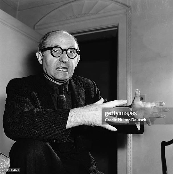 Actor and acting teacher Lee Strasberg, London, 1956. News Photo - Getty  Images
