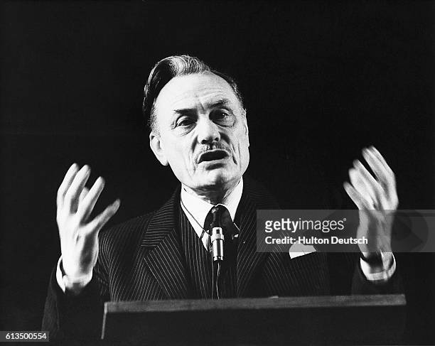 Conservative politician and Ulster Unionist Enoch Powell.