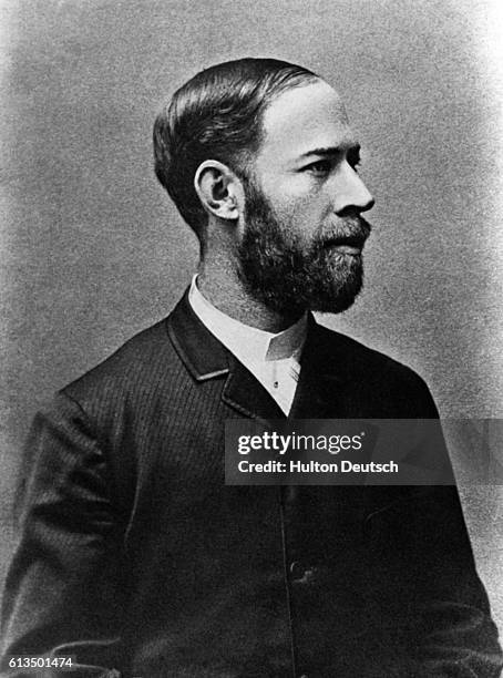 Heinrich Rudolf Hertz the German physicist. He studied electromagnetic waves and the unit of frequency, the hertz, is named after him.
