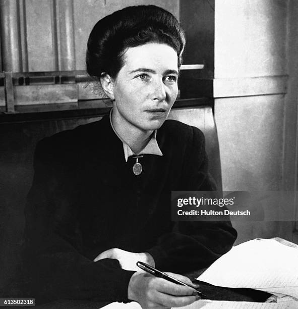 Existentialist writer Simone De Beauvoir , was well known for her feminist work "The Second Sex" . She studied at the Sorbonne with existentialist...