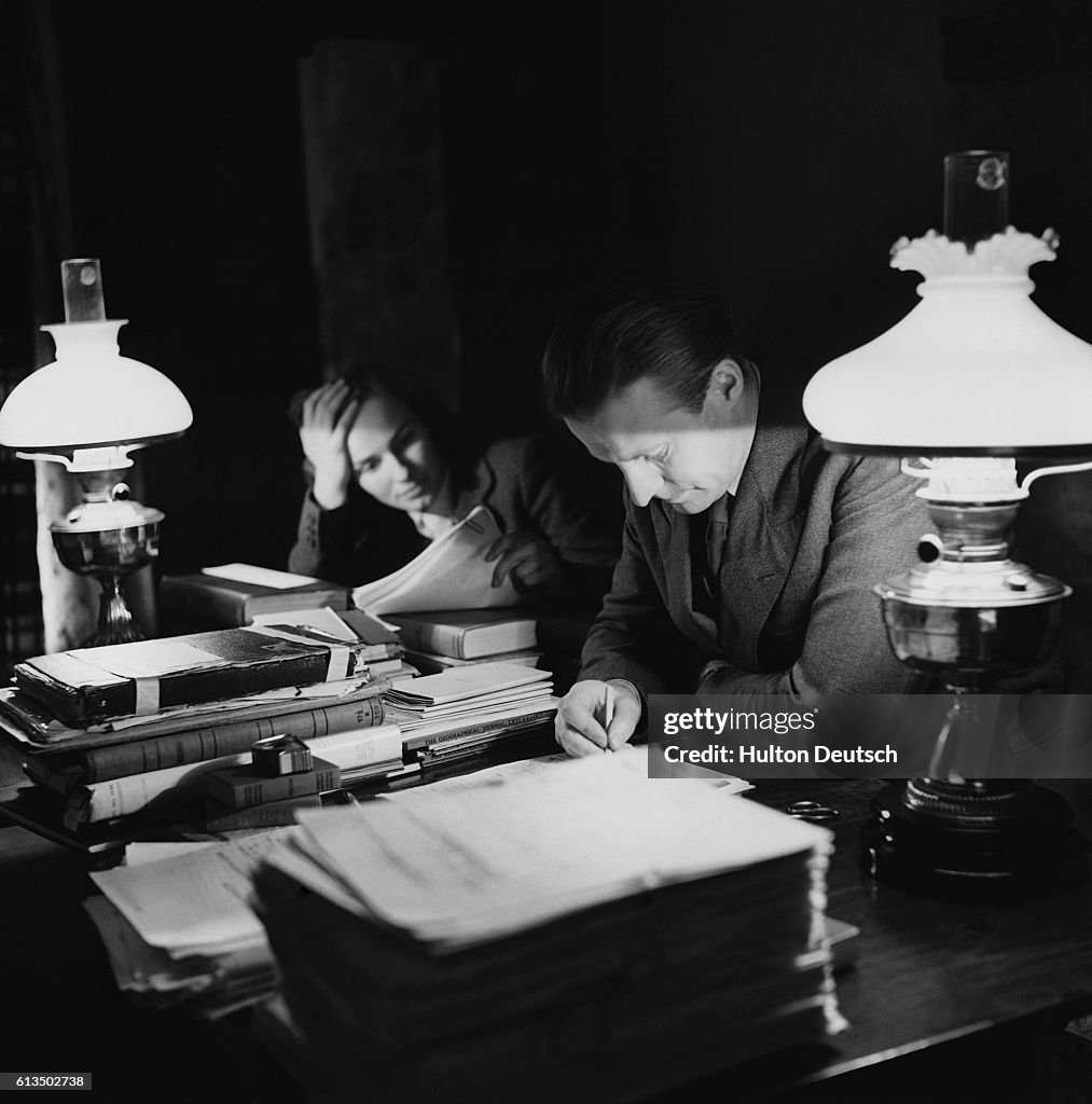Thor Heyderdahl at Work