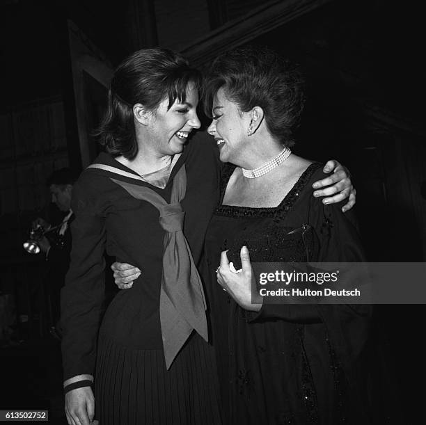 Judy Garland , born Frances Gumm in 1922, hugs Liza Minnelli. Minnelli, born in 1946, is the daughter of Garland and Vincente Minnelli, her second of...