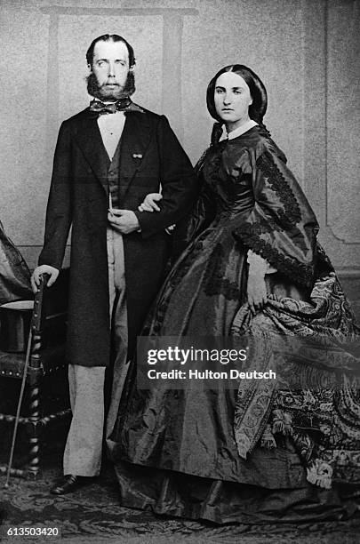 Maximilian And Charlotte Of Mexico.