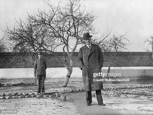 German communist politician Herr Ernst Torgler, aquitted in the Reichstag fire trial, 1934.