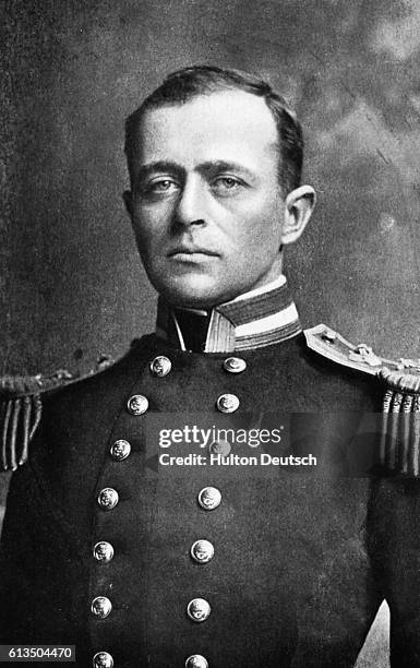 The Antarctic explorer Robert Falcon Scott . In 1912 his expedition party reached the South Pole, but all died on the return journey.