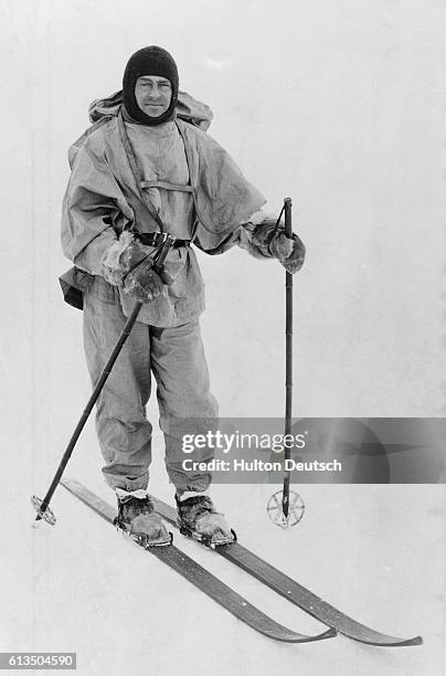 The Antarctic explorer Robert Falcon Scott . He reached the South Pole in January 1912, only to be beaten by a month by Roald Amundsen's Norwegian...