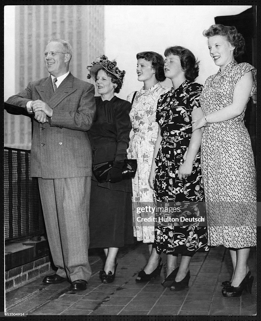 Republican Candidate and Family