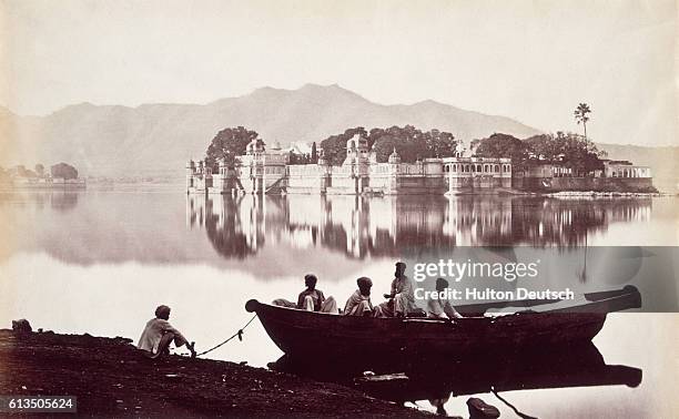 Photograph by Colin Murray, the chief photographer for Bourne and Shepherd, Calcutta, of the Water Palace in 1873.