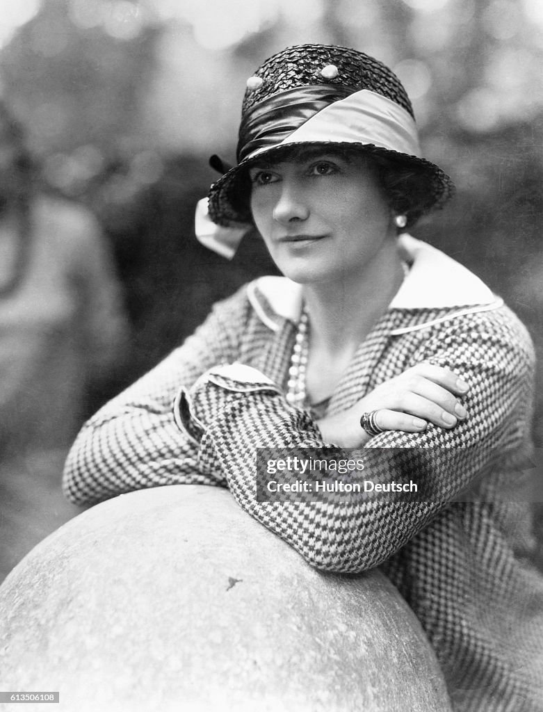 The French couturier and fashion designer Gabrielle 'Coco' Chanel