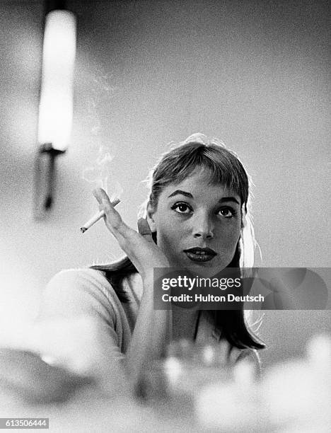 Italian actress Elsa Martinelli, London, 1956.