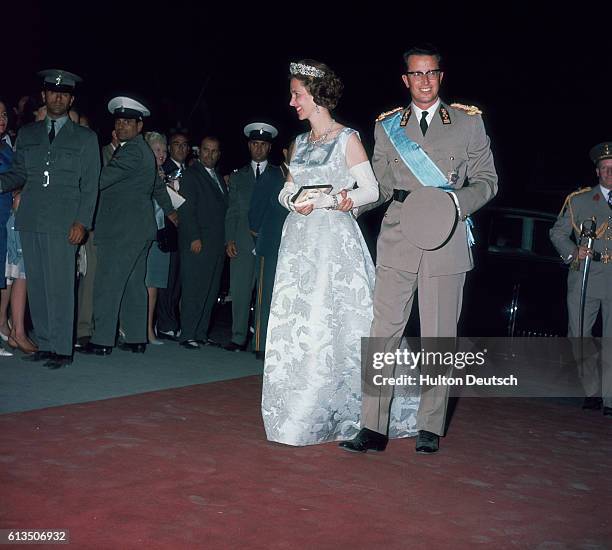 King Baudouin and Queen Fabiola of Belgium in 1964.