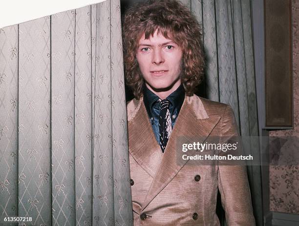 Singer David Bowie at the Valentine Pop Awards.