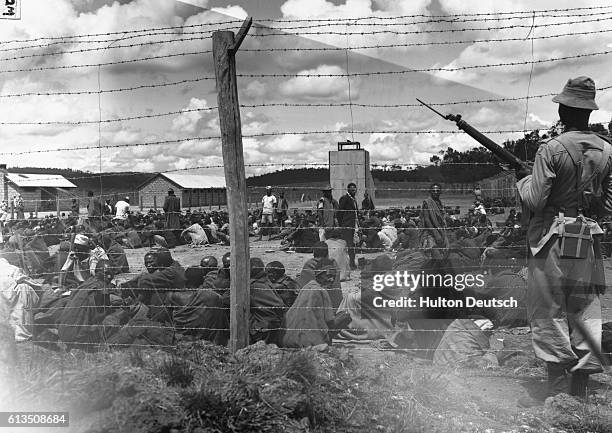 Many suspects were rounded up and held in this camp at Thompson Falls during the Mau Mau revolt against the British colonial administration. The camp...