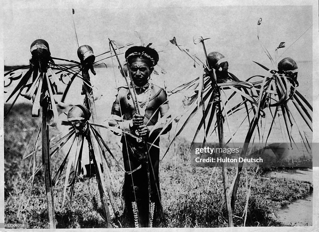 Headhunter in Papua New Guinea