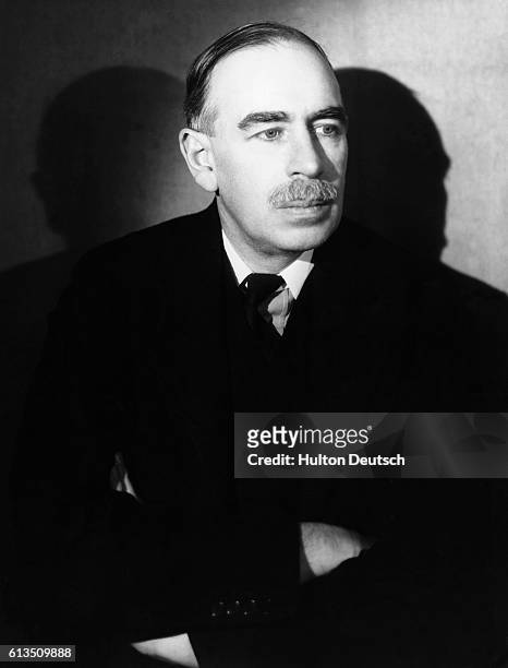 John Maynard Keynes, Studio Portrait By Gorden Anthony, Late 1930's