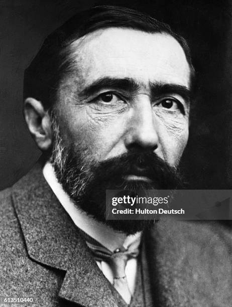Joseph Conrad the Polish born British novelist and short story writer, author of Heart of Darkness and Lord Jim, ca.1905.