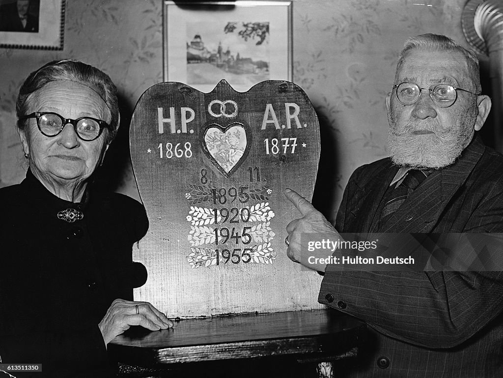 Couple Celebrate Diamond Anniversary
