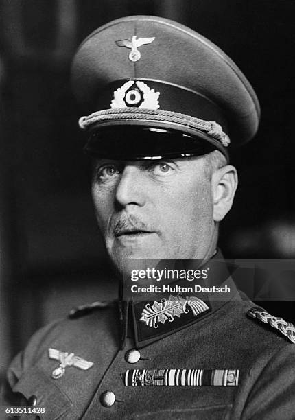 Wilhelm Keitel, Chief of the Supreme Command of the German Army during World War II, in 1941. Hanged as war criminal in 1946.
