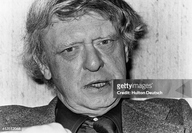 The writer Anthony Burgess whose works include A Clockwork Orange, 1980.