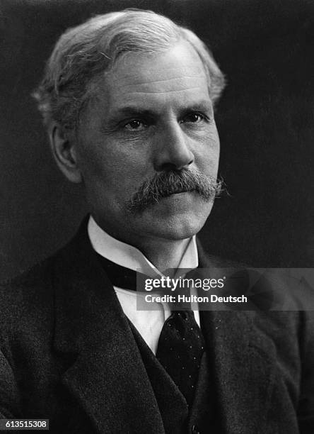 James Ramsay MacDonald, Prime Minister of Great Britain, shortly before his resignation of that office.