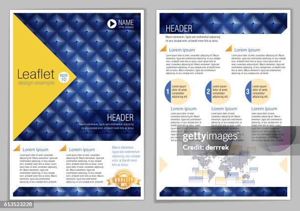 Leaflet Examples Readable Leaflet Design Example High-Res Vector Graphic - Getty Images
