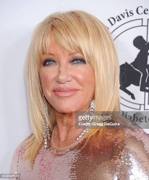 Actress Suzanne Somers arrives at the 2016 Carousel Of Hope Ball at The Beverly Hilton Hotel on October 8, 2016 in Beverly Hills, California.