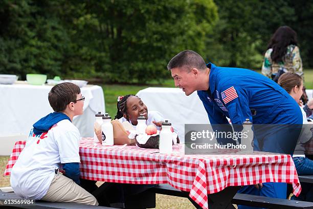 On Thursday, Oct. 6, NASA Astronaut Kjell Lindgren, was invited by First Lady Michelle Obama, to assist students from across the country that...