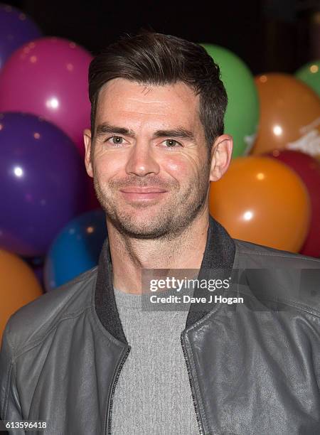 Jimmy Anderson attends the multimedia screening of "Trolls" at Cineworld Leicester Square on October 9, 2016 in London, England.