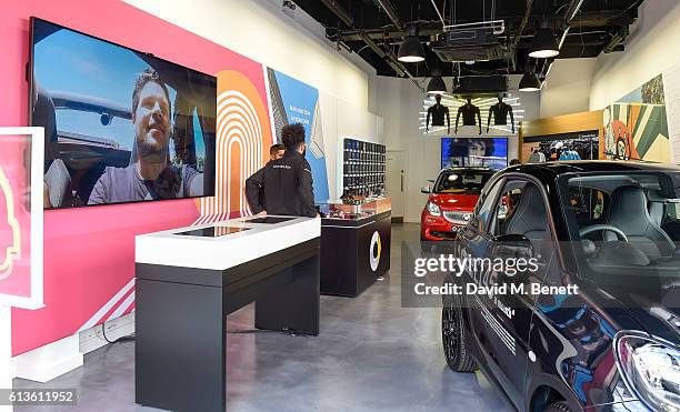 Lydia Bright Visits Smart Pop-Up Shop, Brent Cross Shopping Centre on October 9, 2016 in London, England.