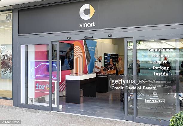 Lydia Bright Visits Smart Pop-Up Shop, Brent Cross Shopping Centre on October 9, 2016 in London, England.