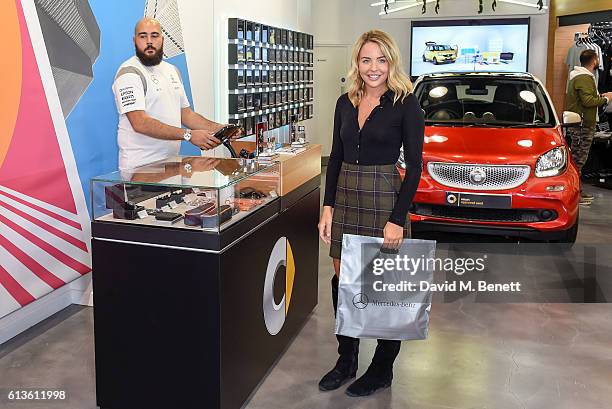 Lydia Bright Visits Smart Pop-Up Shop, Brent Cross Shopping Centre on October 9, 2016 in London, England.