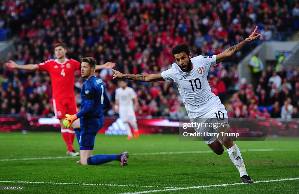 Wales v Georgia - 2018 FIFA World Cup Qualifier