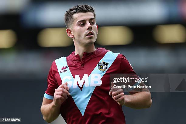 Alex Jones of Port Vale in action during the Sky Bet League One match between Milton Keynes Dons and Port Vale at StadiumMK on October 9, 2016 in...