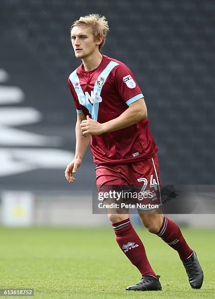 Nathan Smith of Port Vale in action during the Sky Bet League One match between Milton Keynes Dons and Port Vale at StadiumMK on October 9, 2016 in...