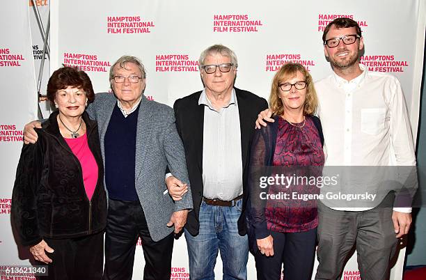 Zelda Penzel, D.A. Pennebaker, Steve Wise, Chris Hegedus and David Nugent attend the during the Hamptons International Film Festival 2016 at XX on...