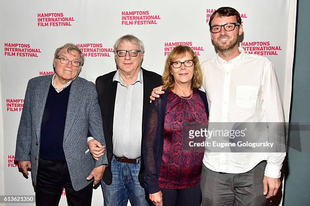 Pennebaker, Steve Wise, Chris Hegedus and David Nugent attend the during the Hamptons International Film Festival 2016 at XX on October 9, 2016 in...
