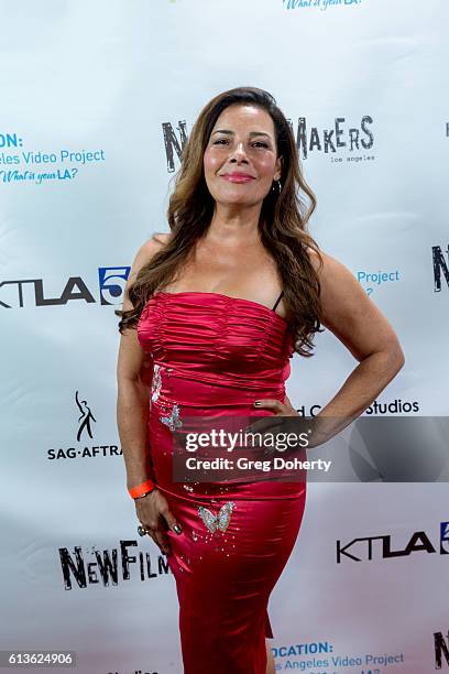 Emmy Winning Actress Marabina Jaimes arrives at the NewFilmmakers Los Angeles On Location 2016 Film Festival at Hollywood Center Studios on October...