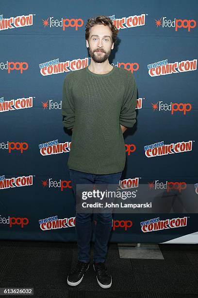 Tom Mison attends the Sleepy Hollow Press Room during 2016 New York Comic Con at The Javits Center on October 9, 2016 in New York City.